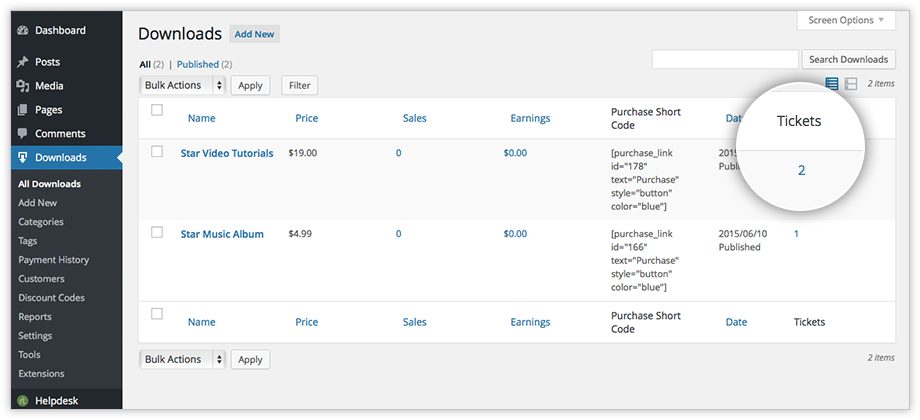 Helpdesk EDD Product