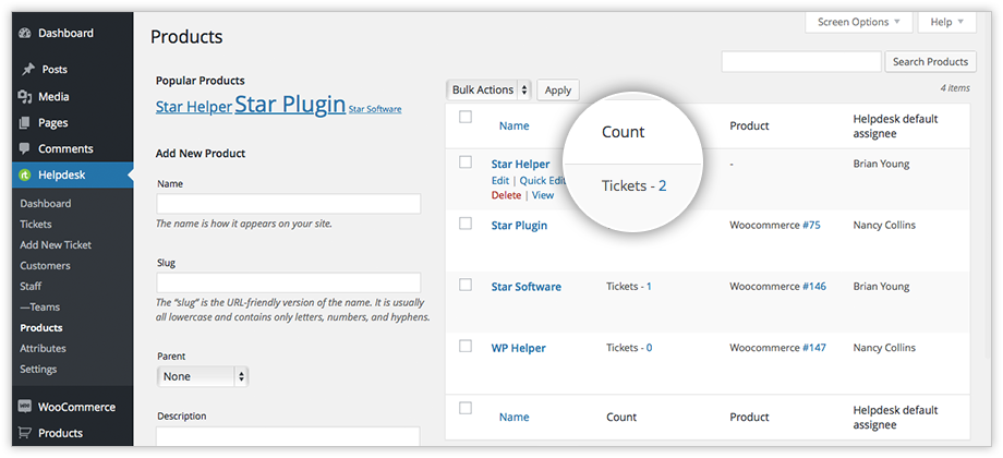 rtBiz helpdesk products