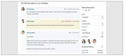 Helpdesk Ticket Web Interface